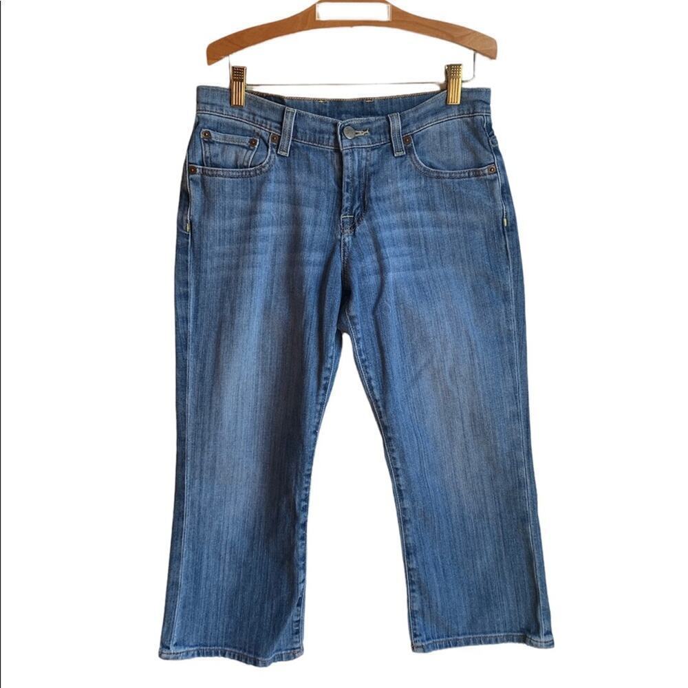 LUCKY BRAND Women’s Breeze Classic Crop Medium Wash Jeans / Size: 4